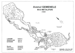 Plan detaliat, avenul Gemenele